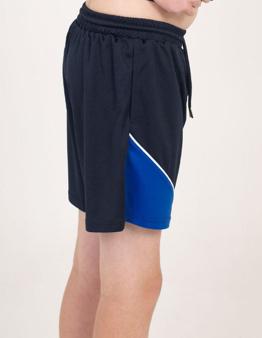 Be Seen Kids elastic waist shorts with drawstring and 2 side pockets (BSSH2055K)