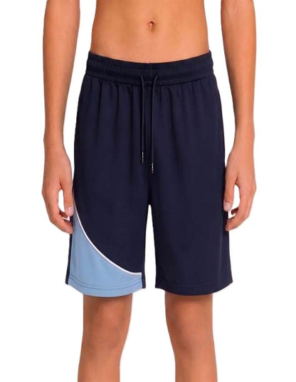 Be Seen Kids elastic waist shorts with drawstring and 2 side pockets (BSSH2055K)