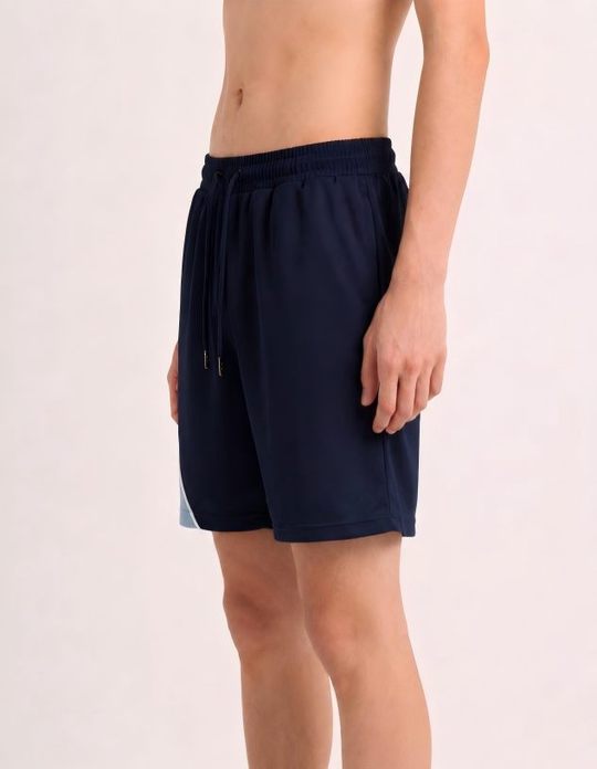 Be Seen Kids elastic waist shorts with drawstring and 2 side pockets (BSSH2055K)