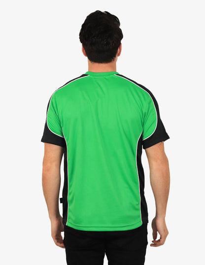 Be Seen Men's Short Sleeve T-shirt With Contrast (BST155)