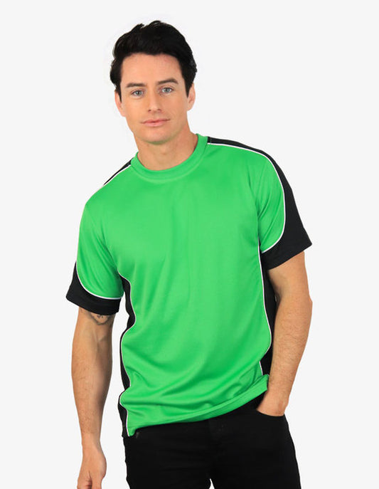 Be Seen Men's Short Sleeve T-shirt With Contrast (BST155)