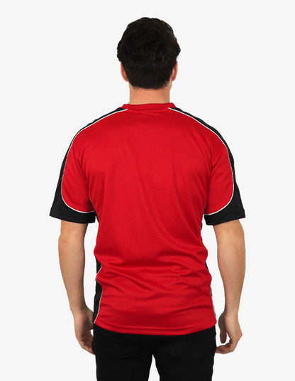 Be Seen Men's Short Sleeve T-shirt With Contrast (BST155)