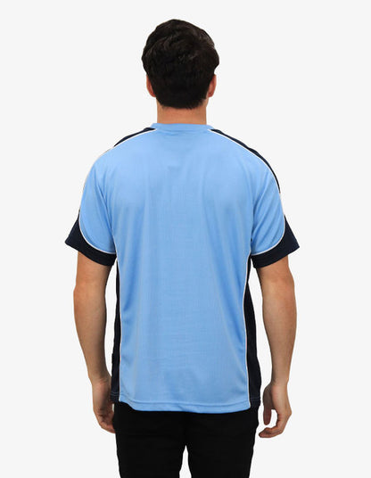 Be Seen Men's Short Sleeve T-shirt With Contrast (BST155)