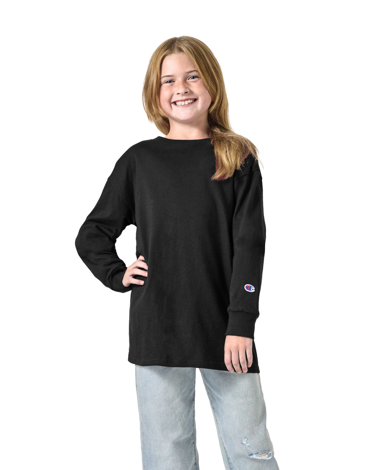Champion Youth Long Sleeve T-Shirt (CH1751)