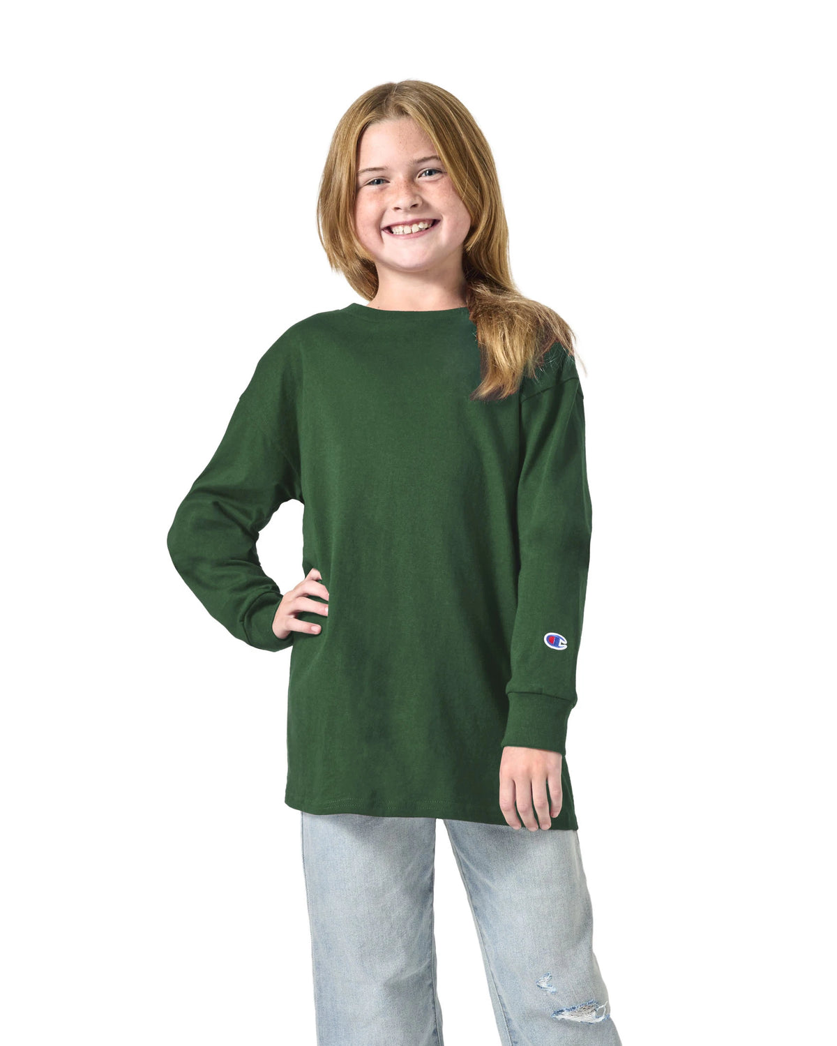 Champion Youth Long Sleeve T-Shirt (CH1751)