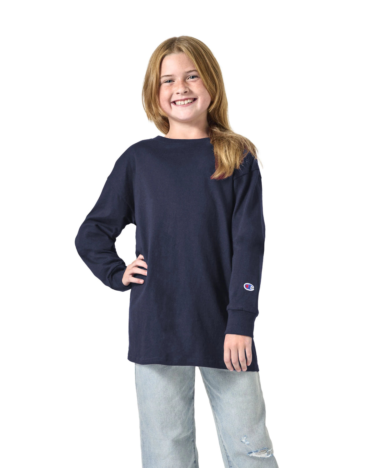 Champion Youth Long Sleeve T-Shirt (CH1751)