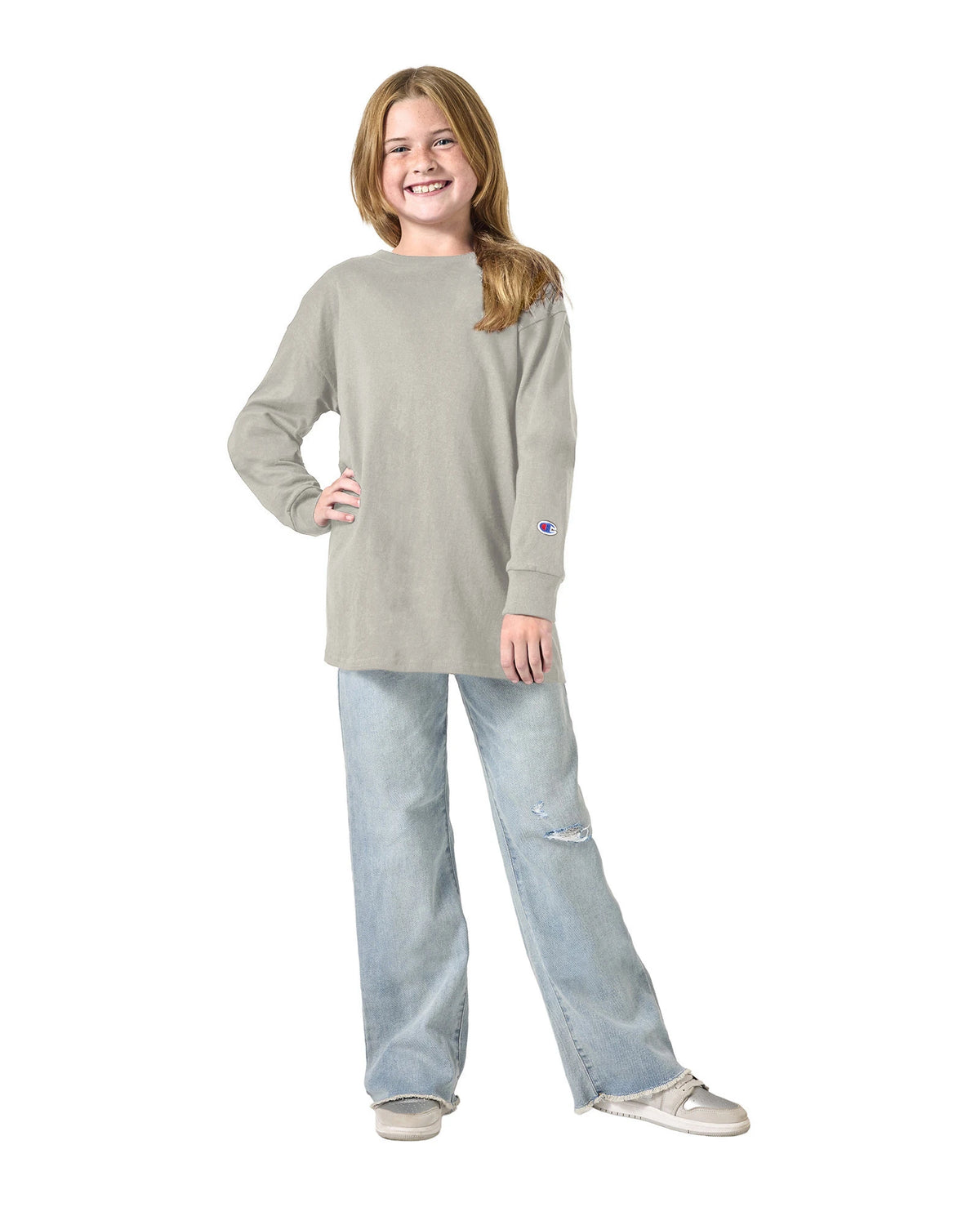 Champion Youth Long Sleeve T-Shirt (CH1751)