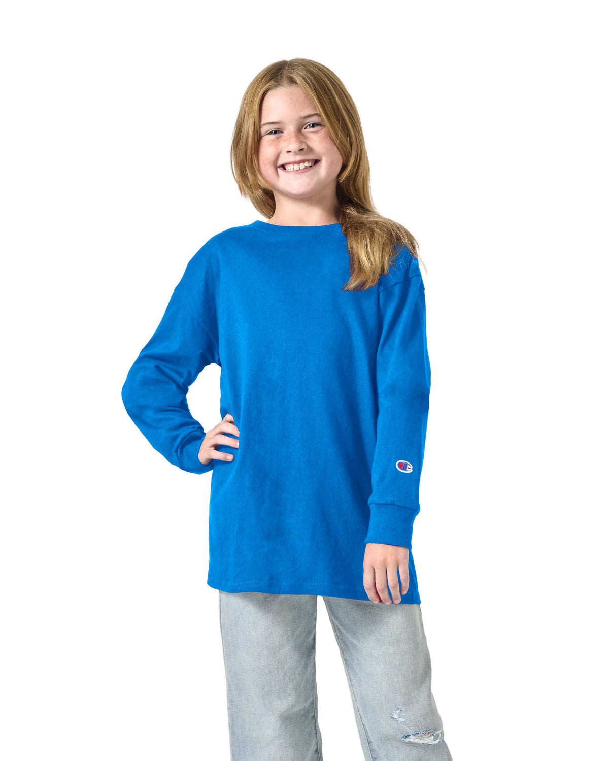 Champion Youth Long Sleeve T-Shirt (CH1751)