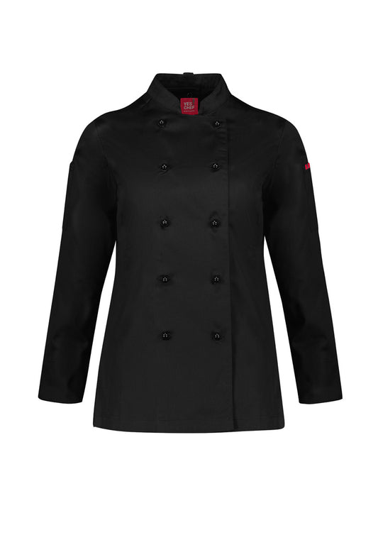 Biz Collection Womens Al Dente L/S Chef Jacket-(CH230LL)-Clearance