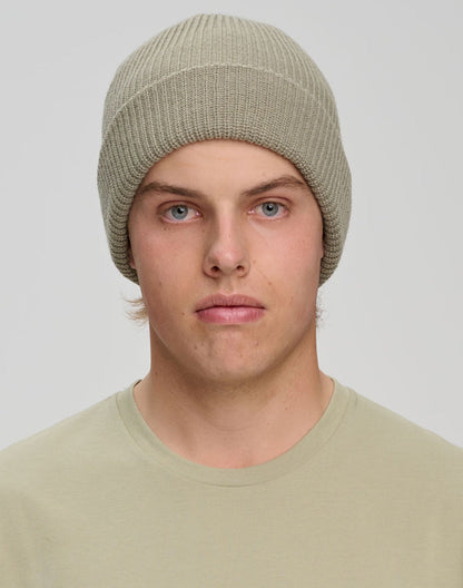 Winning Spirit Roll Up Cable Knit Snug Beanie (CH85)