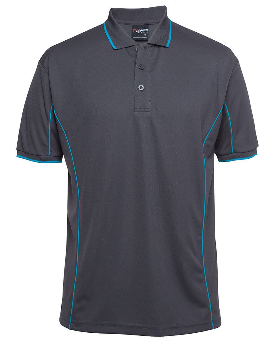 JBs Wear Adults  Short Sleeve Piping Polo  (7PIP)