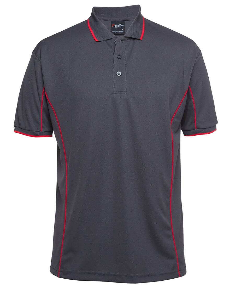 JBs Wear Adults  Short Sleeve Piping Polo  (7PIP)