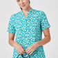 Biz Care Womens Florence Stardust Print Tunic (CS450LS)