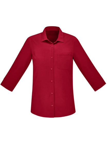Biz Collection Womens Florence 3/4 Sleeve Shirt - (CS951LT)-Clearance