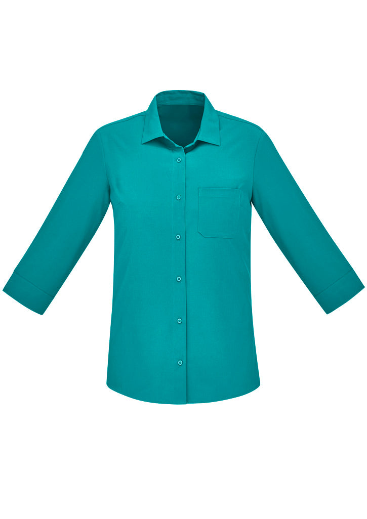 Biz Collection Womens Florence 3/4 Sleeve Shirt - (CS951LT)-Clearance