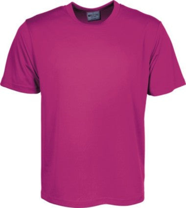 Bocini Adults Plain Breezeway Micromesh Tee Shirt 2nd -(CT1207)