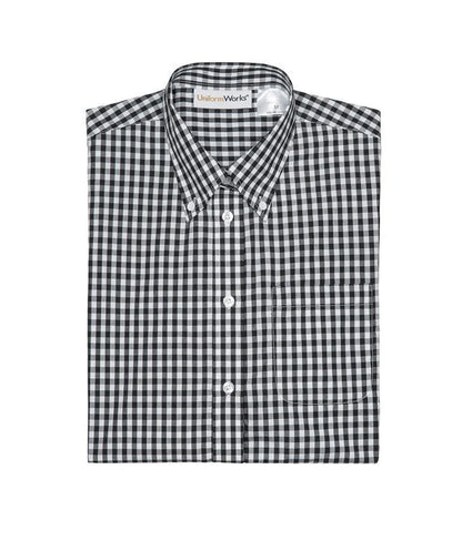 Chef Works Gingham Men's Dress Shirt (D500)