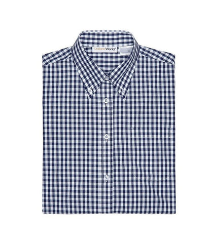 Chef Works Gingham Men's Dress Shirt (D500)