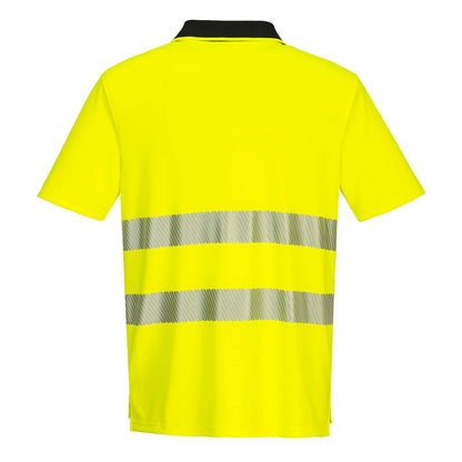 Portwest DX4 Hi-Vis Zip Polo Shirt S/S (DX412)
