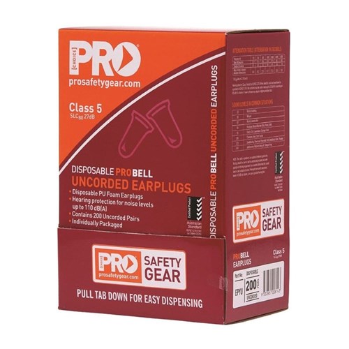 Pro Choice Pro-Bell Pu Earplugs Uncorded - (EPYU)