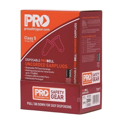 Pro Choice Pro-Bell Pu Earplugs Uncorded - (EPYU)
