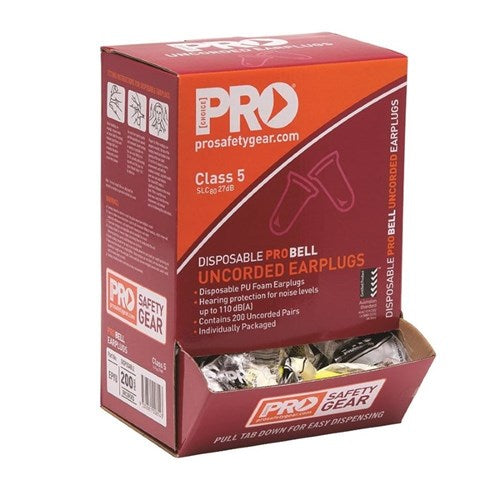 Pro Choice Pro-Bell Pu Earplugs Uncorded - (EPYU)