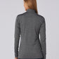 Winning Spirit Ladies Half Zip Long Sleeve Sweat Top (FL26)