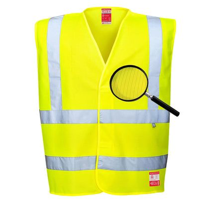 Portwest Hi-Vis Anti Static Vest - Flame Resistant (FR71)