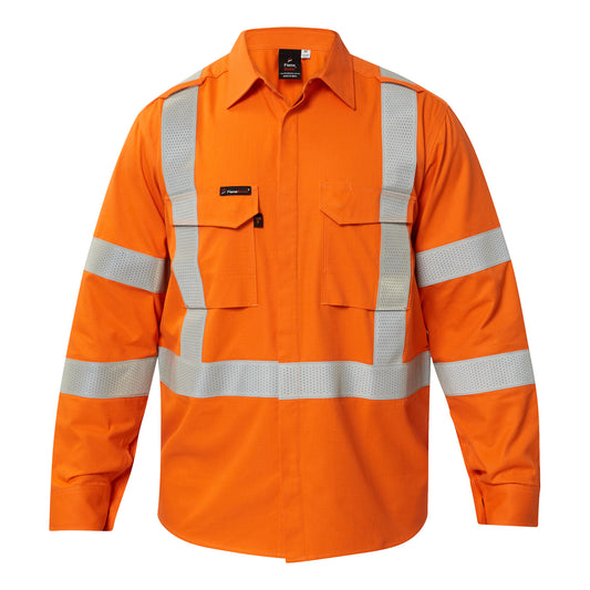 Flamebuster Mens HRC2 Openfront Rail Shirt (FSV028A)