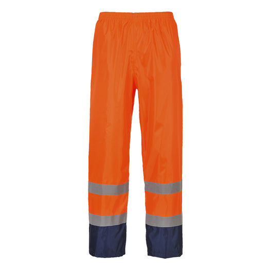 Portwest Hi-Vis Classic Two Tone Rain Pants (H444) - Clearance