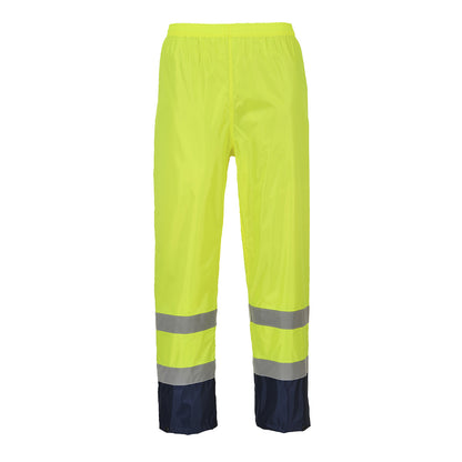 Portwest Hi-Vis Classic Two Tone Rain Pants (H444) - Clearance