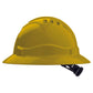 Pro ChoiceV6 Hard Hat Vented Full Brim Ratchet Harness-(HHV6FB)