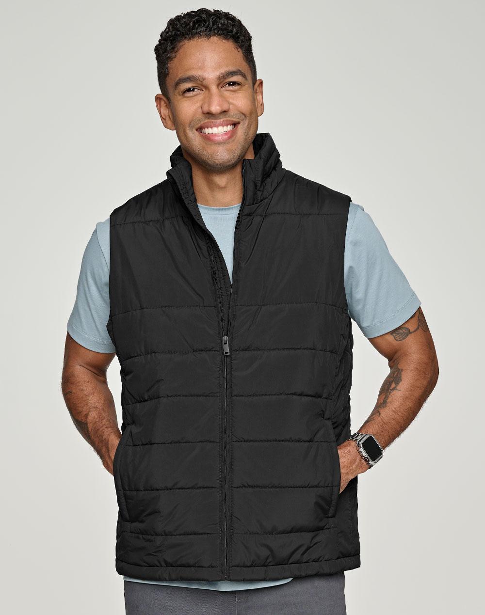 Winning Spirit Sustainable Insulated Puffer Vest (3D Cut) Men's (JK61) Media 1 of 22