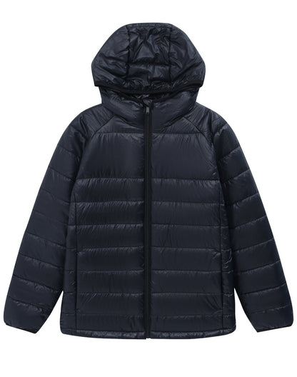 Winning Spirit Kids Sustainable Lightweigth Hooded Puffer Jacket (JK67K)