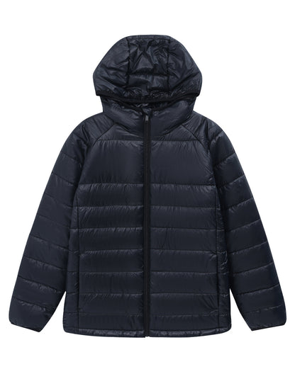 Winning Spirit Kids Sustainable Lightweigth Hooded Puffer Jacket (JK67K)