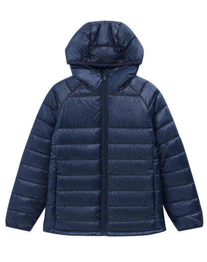 Winning Spirit Kids Sustainable Lightweigth Hooded Puffer Jacket (JK67K)