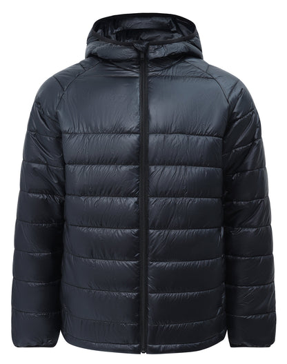 Winning Spirit Adults Sustainable Lightweight Hooded Puffer Jacket (JK67)