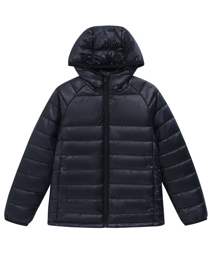 Winning Spirit Adults Sustainable Lightweight Hooded Puffer Jacket (JK67)