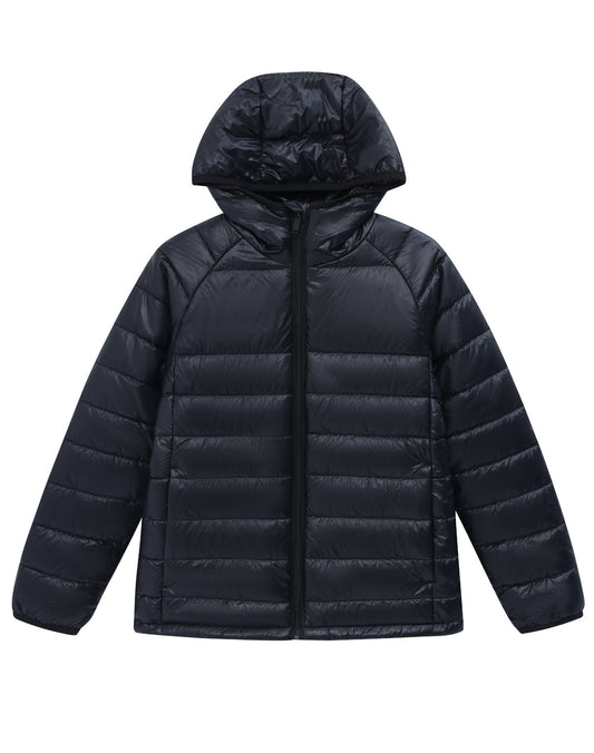 Winning Spirit Adults Sustainable Lightweight Hooded Puffer Jacket (JK67)