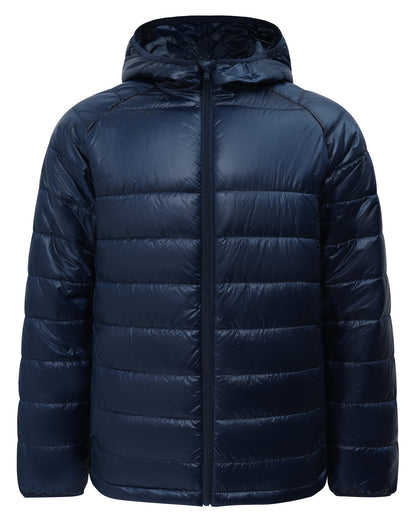 Winning Spirit Adults Sustainable Lightweight Hooded Puffer Jacket (JK67)