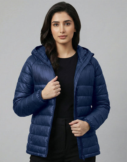 Winning Spirit Adults Sustainable Lightweight Hooded Puffer Jacket (JK67)