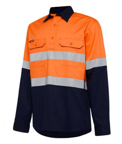 King Gee Hi Vis Reflective Closed Front Vented Shirt (K54007)