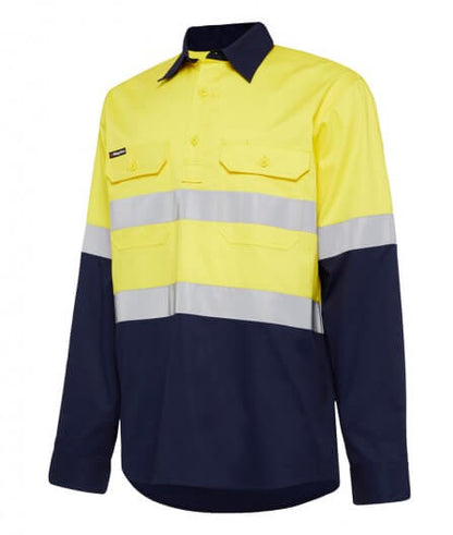 King Gee Hi Vis Reflective Closed Front Vented Shirt (K54007)