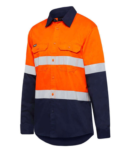 King Gee Vented Spliced Drill Shirt with Tape (K54025)