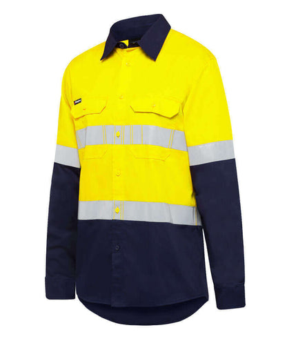 King Gee Vented Spliced Drill Shirt with Tape (K54025)