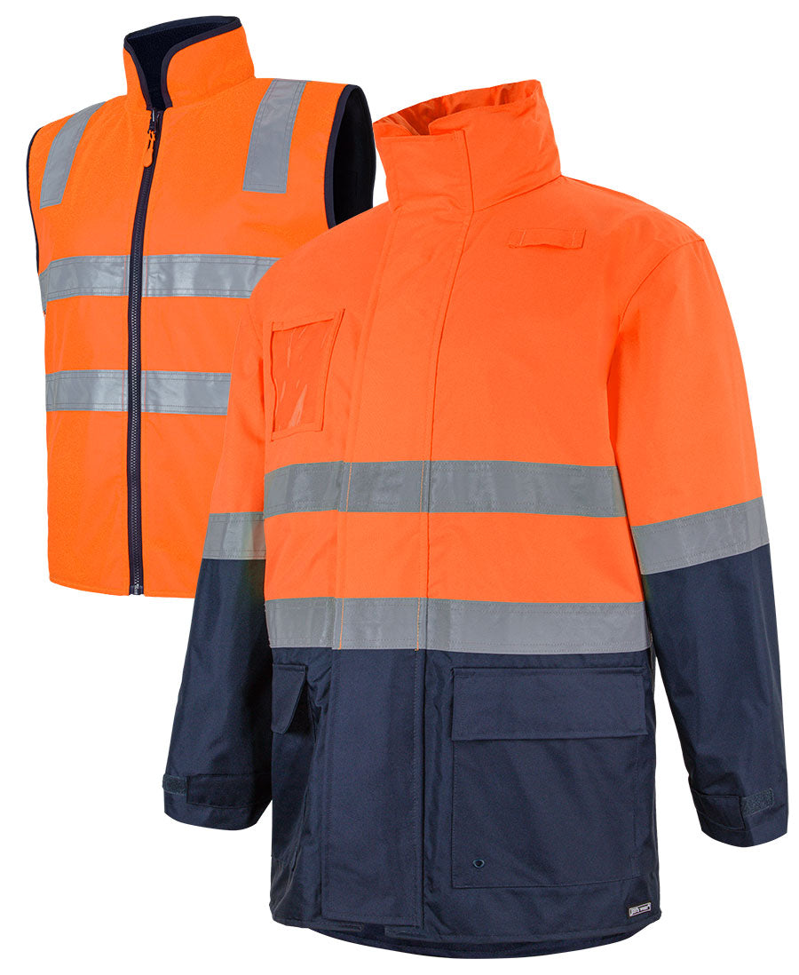 JB's Hi Vis (D+N) Long Line 4 in 1 Jacket (K6DNJ)