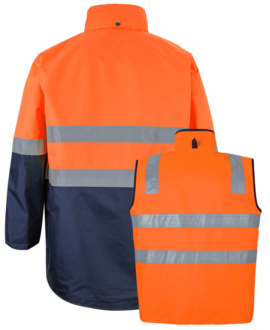 JB's Hi Vis (D+N) Long Line 4 in 1 Jacket (K6DNJ)