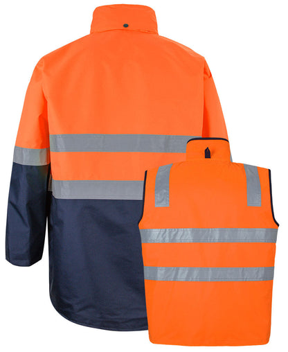 JB's Hi Vis (D+N) Long Line 4 in 1 Jacket (K6DNJ)
