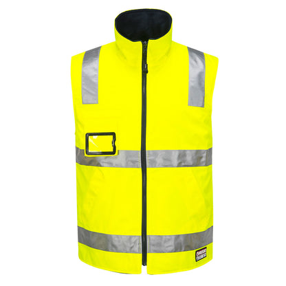 Portwest Huski Reversible Polar Fleece Traffic Vest (K8132)
