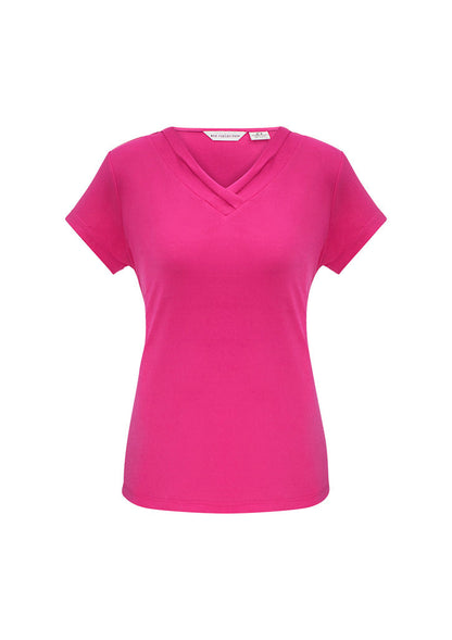 Biz Collection Womens Lana S/S Top-(K819LS)-Clearance